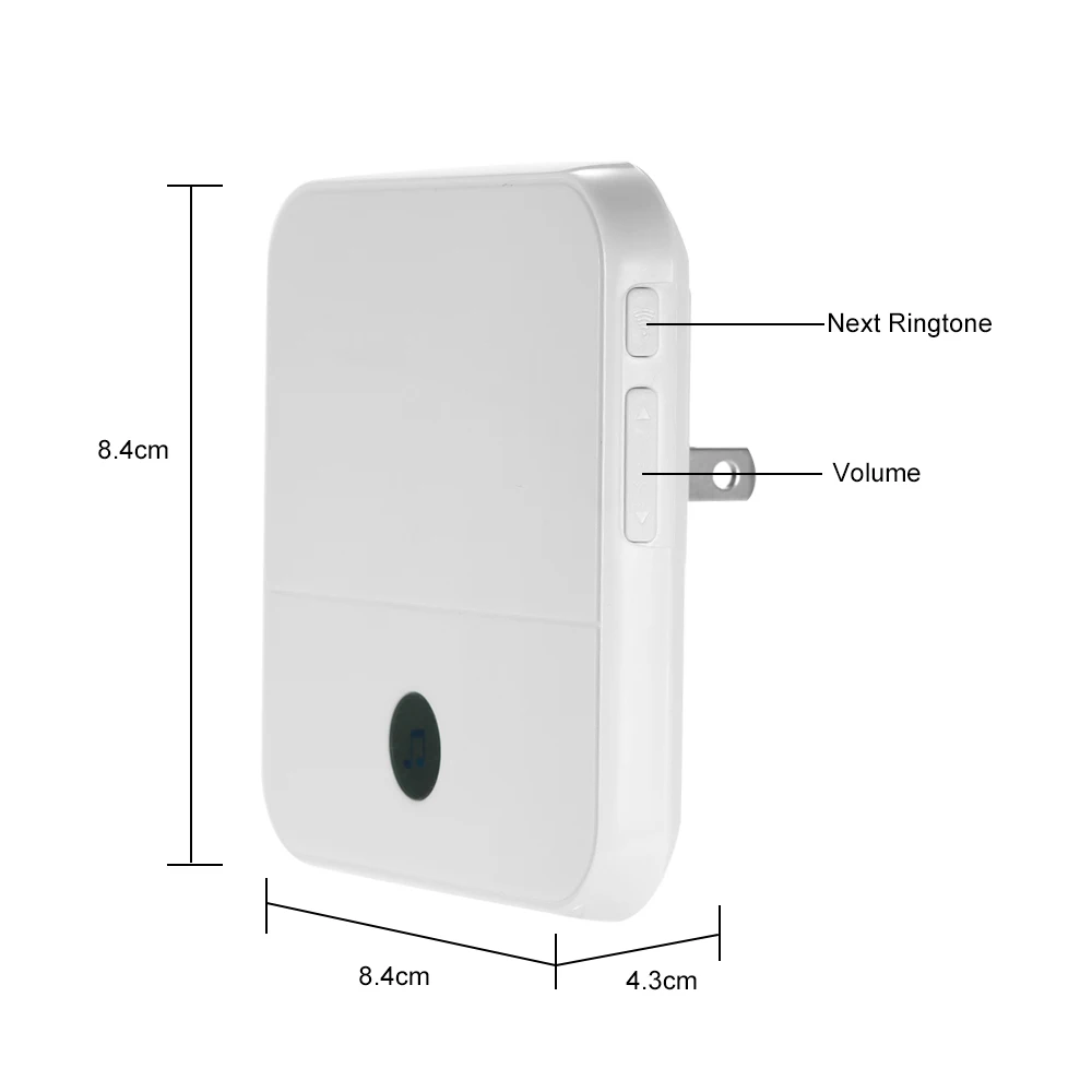 HD 720P WiFi умный беспроводной охранный дверной звонок с tf картой + батарейки 18650