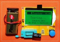 t4 esr meter multi function mega328 transistor tester diode triode capacitance lcr mos pnp mos tube 12864 lcd display