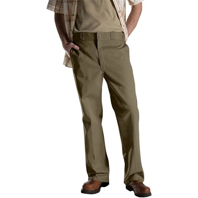 Dickies 874KH 40 28 Мужская Обычная спереди работы брюки хаки 40-28 |