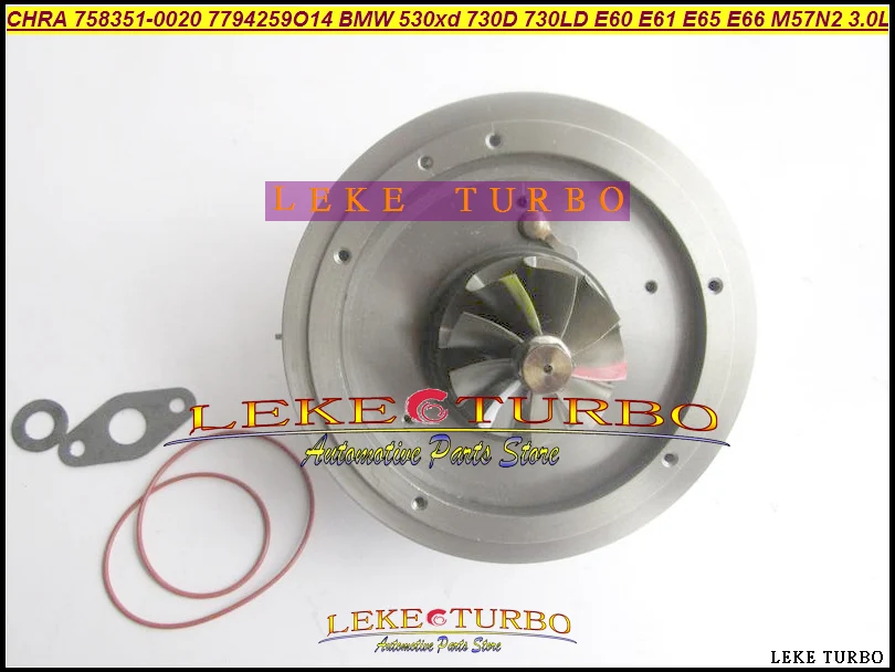 Турбо картридж CHRA GTB2260V 758351 0020 0019 0017 для BMW 525d xd 530 d 730d E65 E66 M57N2|Воздухозаборники| |