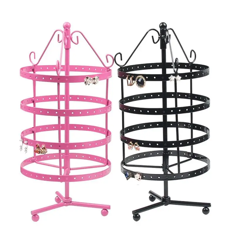 1PC Portable Four-Layer Rotating Convenient Jewelry Holder Storage Rack Display For Necklace Watches Earrings | Дом и сад