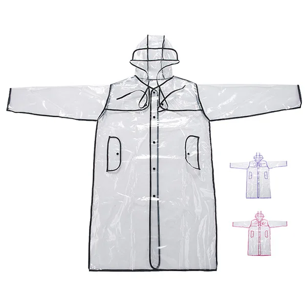 Transparent Couple's Raincoat nan nv Long Thick Tensile Walking South Korea Poncho Fashion Bezel Environmental Protection One Si | Дом и