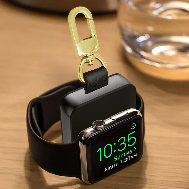 Внешний аккумулятор Qi Беспроводное зарядное устройство для ios watch 1 2 3 4 450 мАч