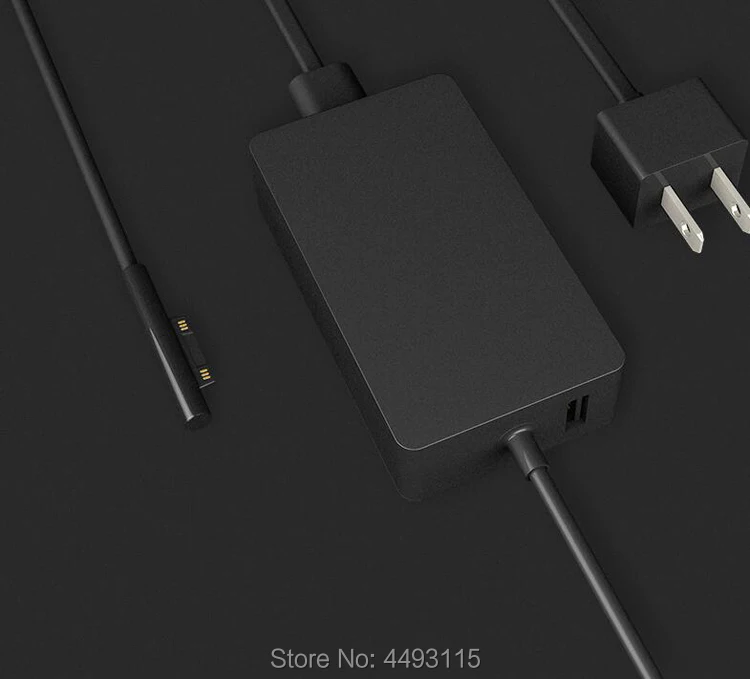 Абсолютно Новый 44 W 15 V 2.58A адаптер питания для Surface Pro USB зарядное устройство