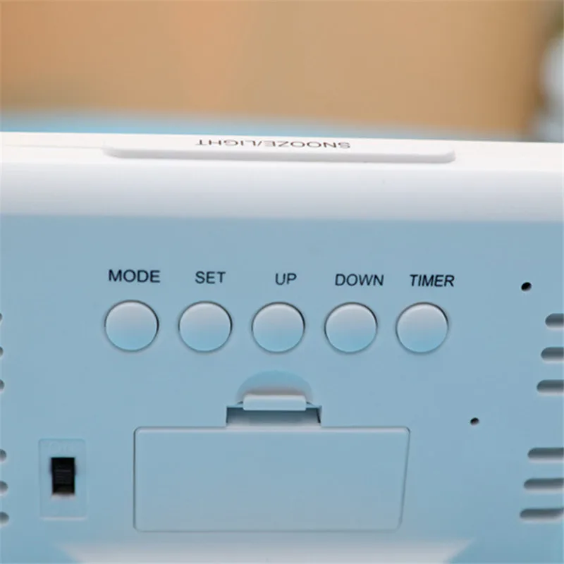 Новый светодиодный Будильник настольные цифровые часы домашняя температура