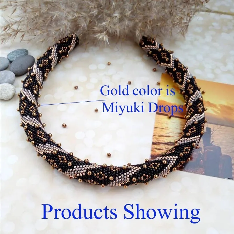 Taidian 3.4MM Miyuki Drop Beads For France Store Coffee Opaque Color Perles Fabrication De Bijoux 5grams About 100 Pieces | Украшения и