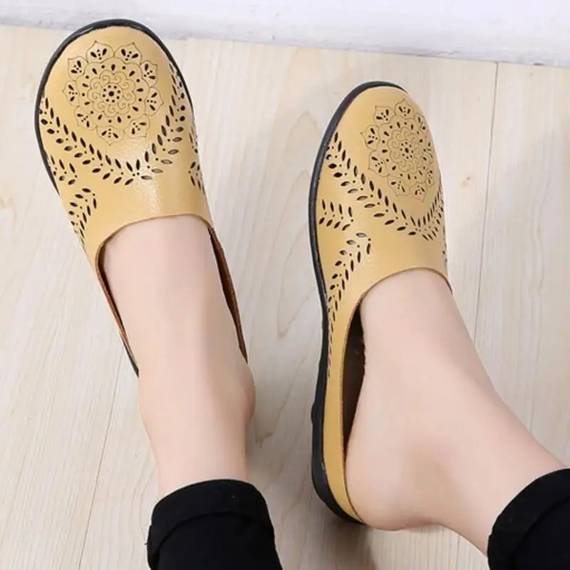 Женские тапочки zapatos mujer Шлепанцы Обувь с круглым носком Женская повседневная