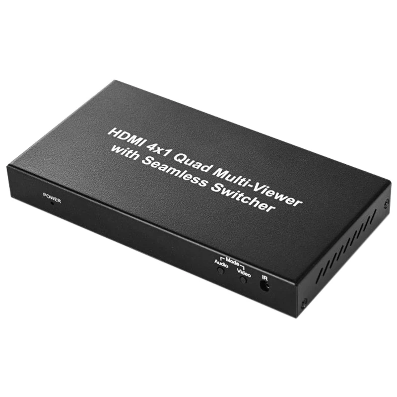 Hdmi 4 вход 1 Выход 1080P 60Hz Quad multi просмотра с бесшовным переключателем и пультом