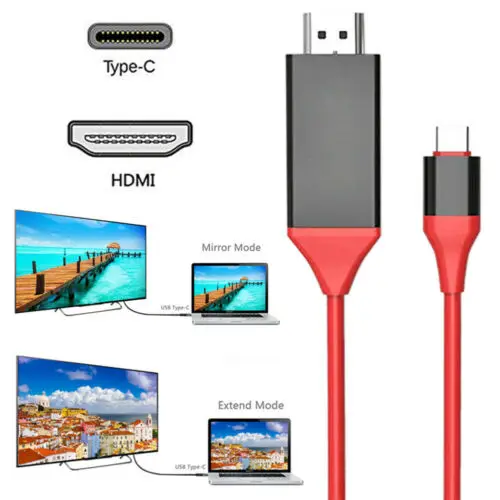 USB C Type к HDMI 4K кабель HDTV TV Цифровой AV адаптер для Android Samsung LG|Кабели HDMI| |