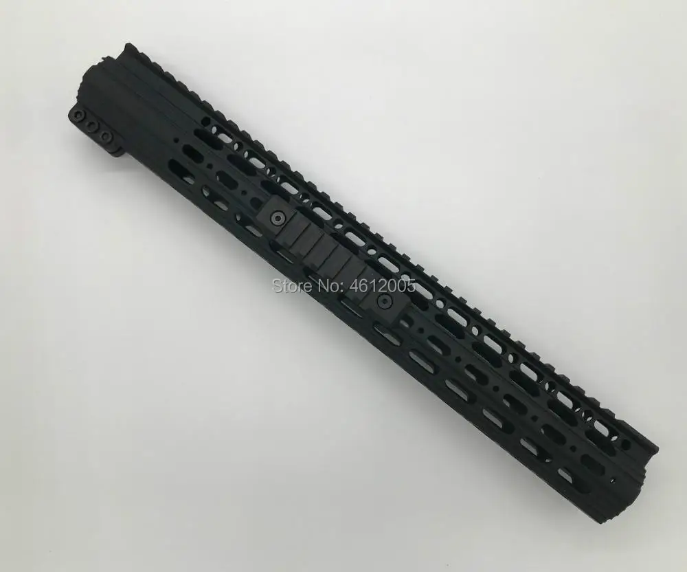 15 дюймов Пикатинни поручни Quad Rail для алюминия одно реечное трубчатое цевье AEG M4 M16