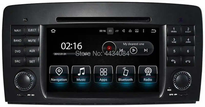 Ouchuangbo Авторадио gps стерео android 10 для MB Benz R W251 2006 2012 с BT wifi mirror link 8 ядер 4 + 64
