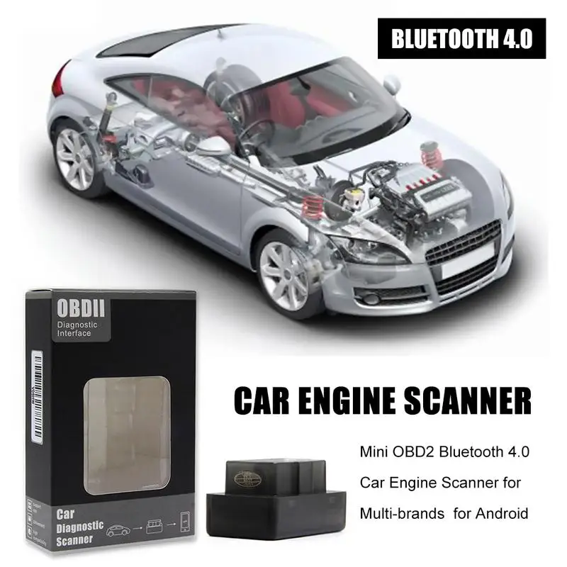 Мини OBD2 Bluetooth 4 0 OBDII автомобильный диагностический сканер для нескольких брендов