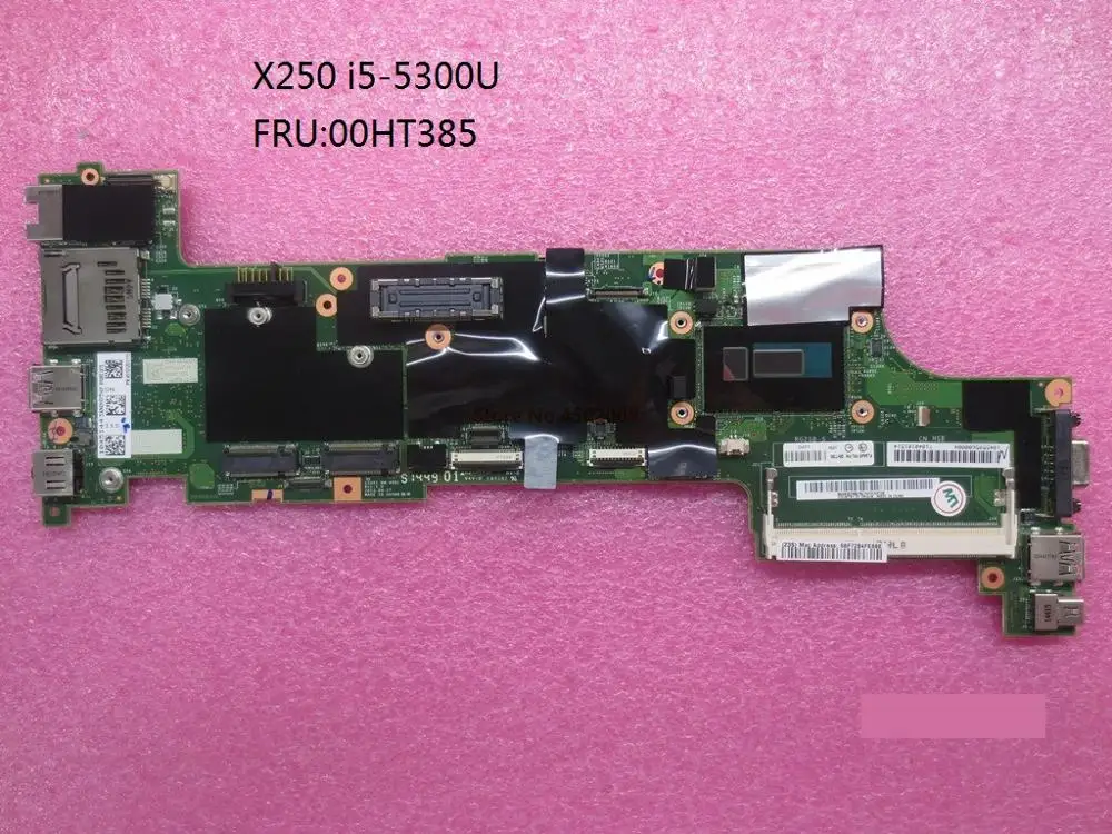 for lenovo X250 00HT385 laptop motherboard with i5-5300U DDR3L 100% tested work | Laptop Motherboard