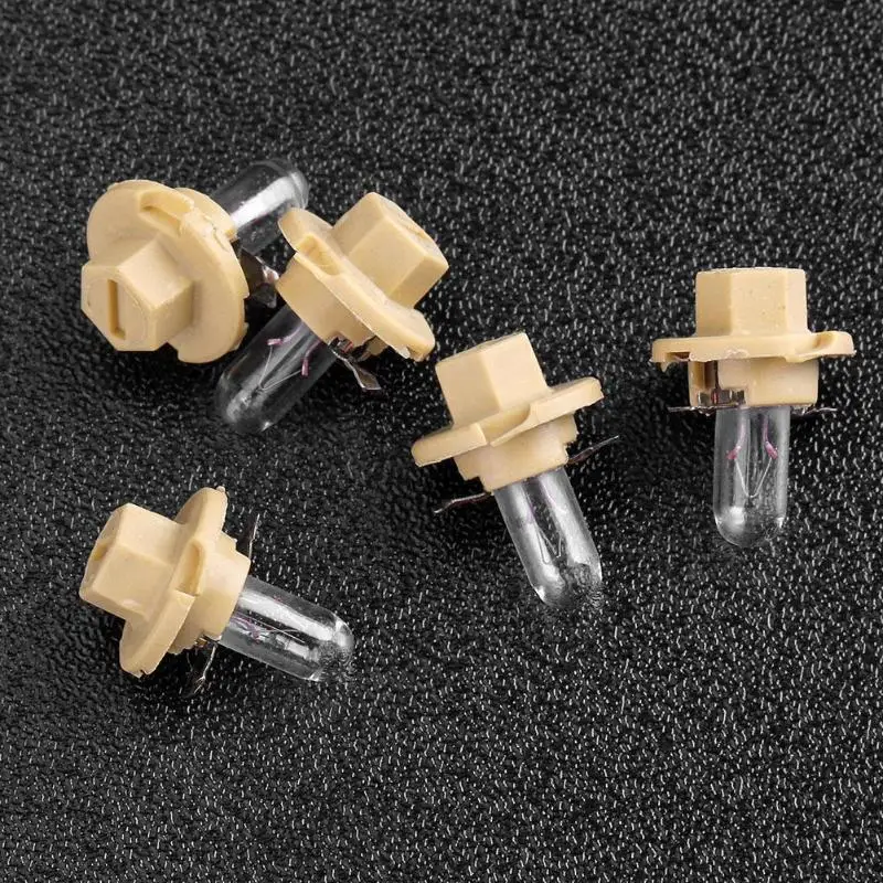 

5pcs T5 LED 12V Car Auto Interior Instrument Light Bulbs Dashboard Lamps
