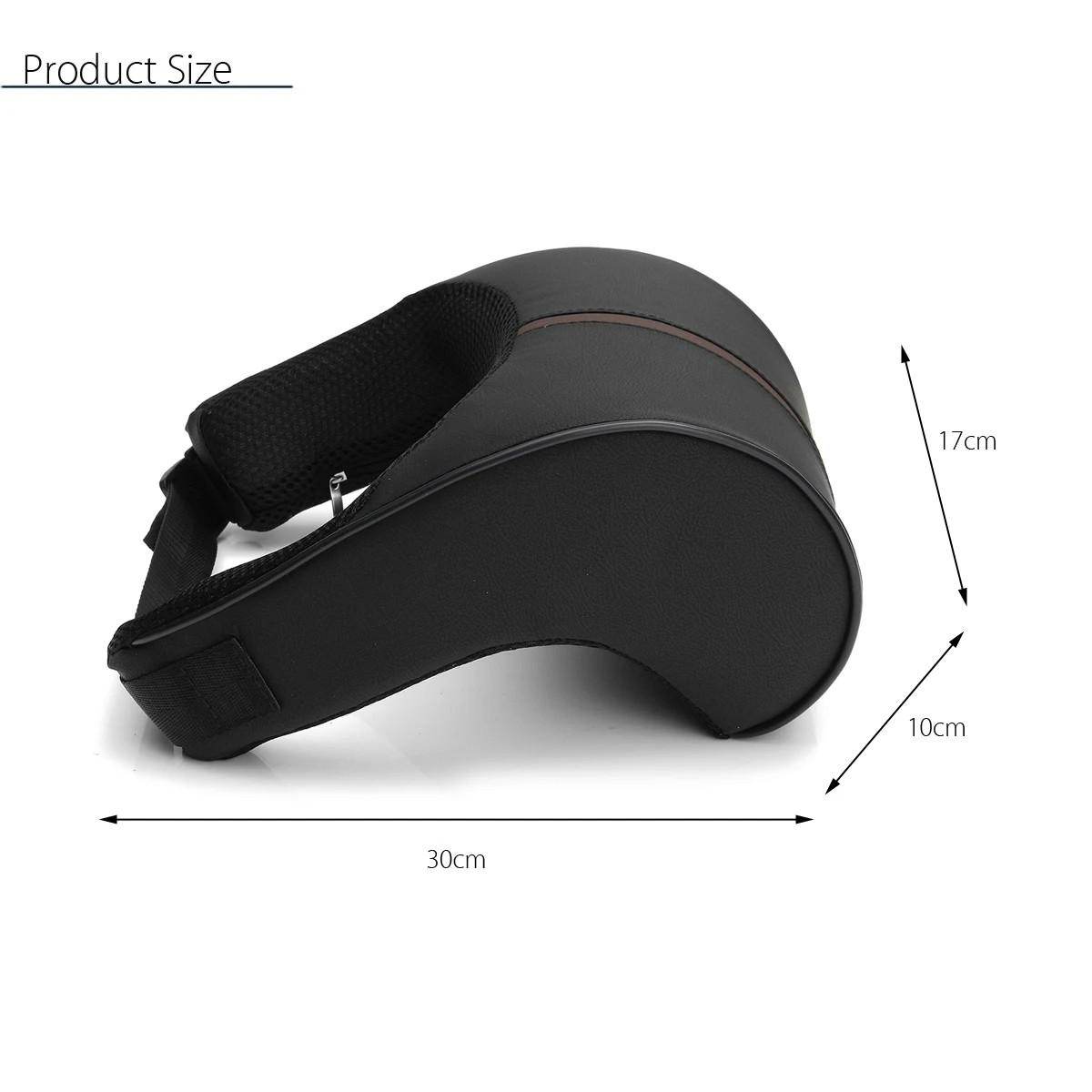 2 шт. Автомобильная подушка для шеи из искусственной кожи эргономичная