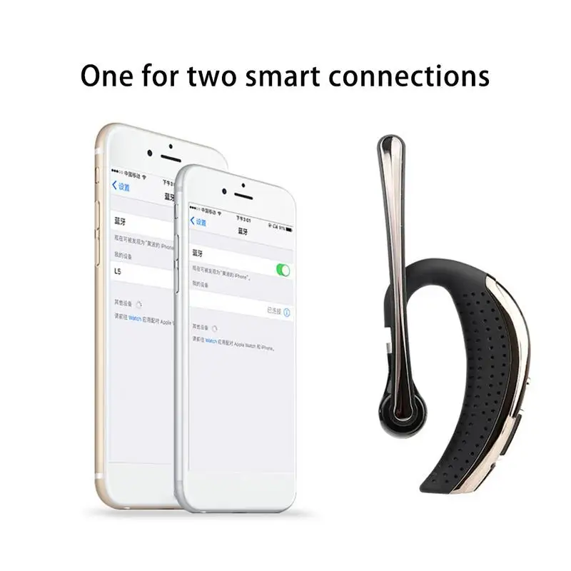 Беспроводная bluetooth гарнитура V4.1 универсальные наушники с эхо обработкой деловые