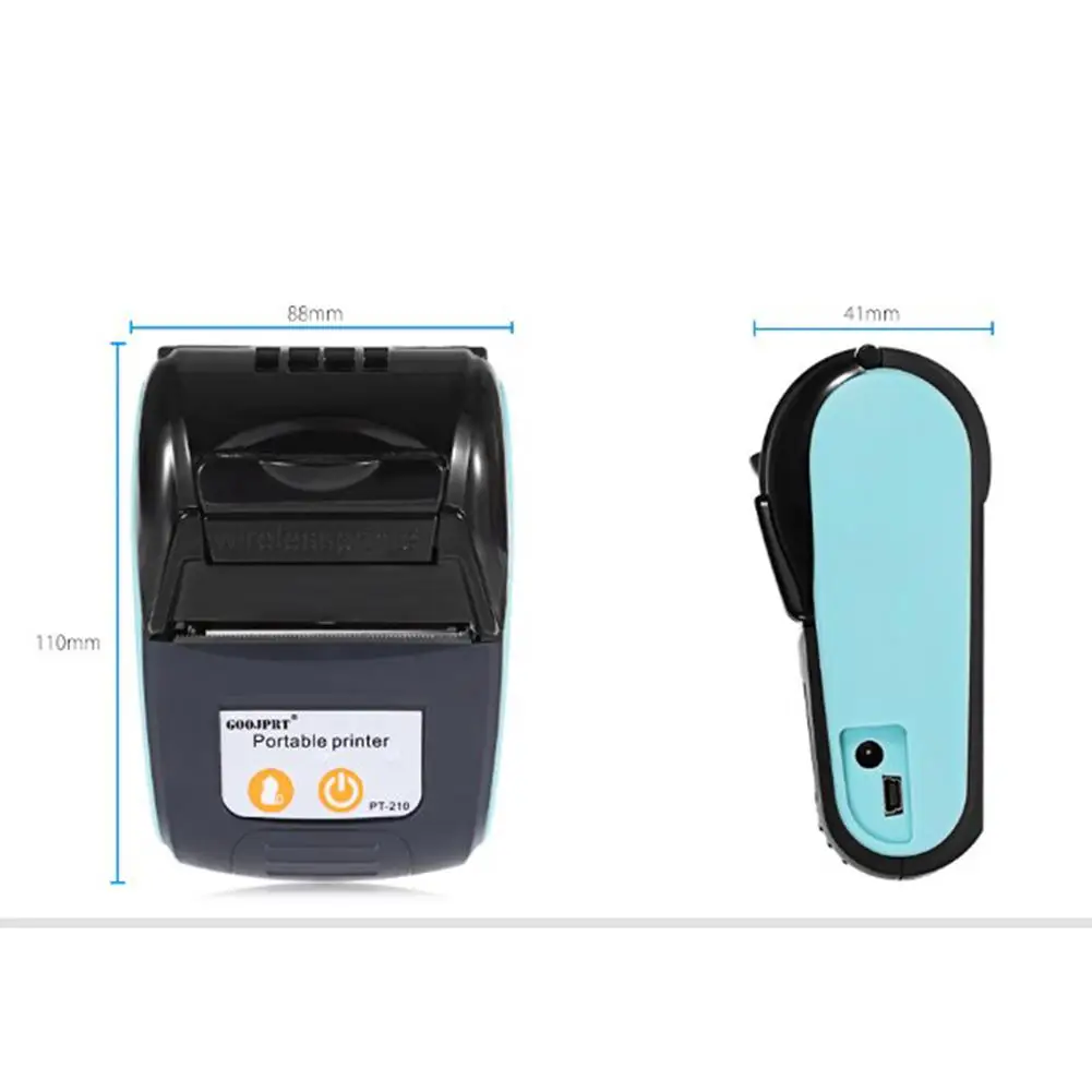 Термопринтер EastVita 58 мм портативный беспроводной Bluetooth поддержка ESC/POS для