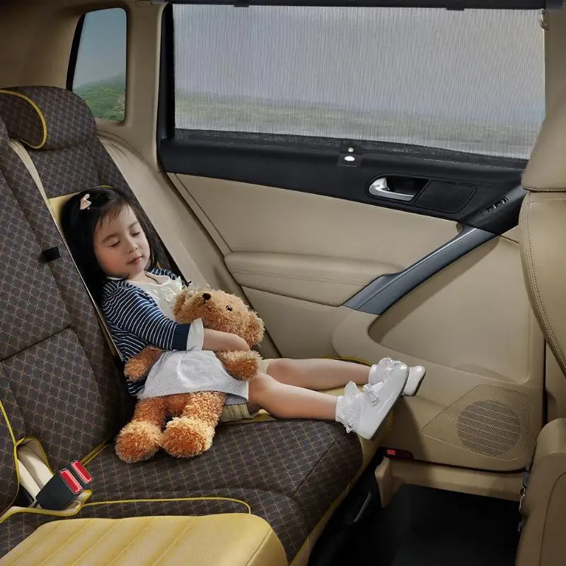 2 шт окна автомобиля солнцезащитных теней ролик слепой экран протектор детская