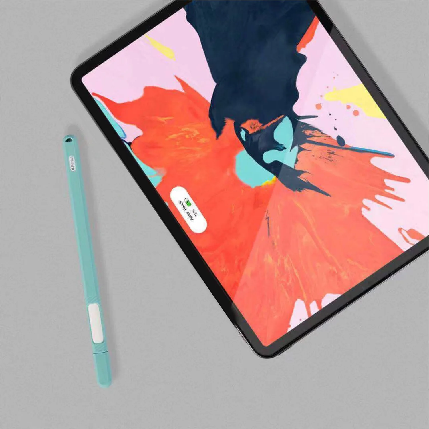 Пылезащитный мягкий силиконовый защитный чехол с наконечником для Apple Pencil Ipencil 2
