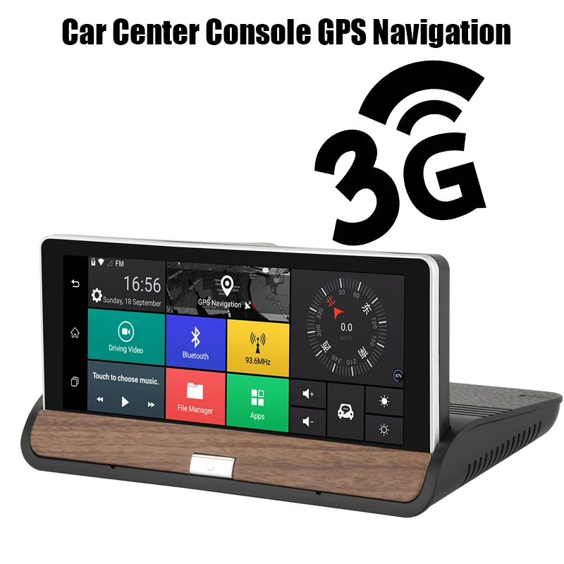 7 Inch Center Console GPS Navigation Rear View Camera Car DVR Video Recorder Full HD 1080P Dual Lens | Автомобили и мотоциклы