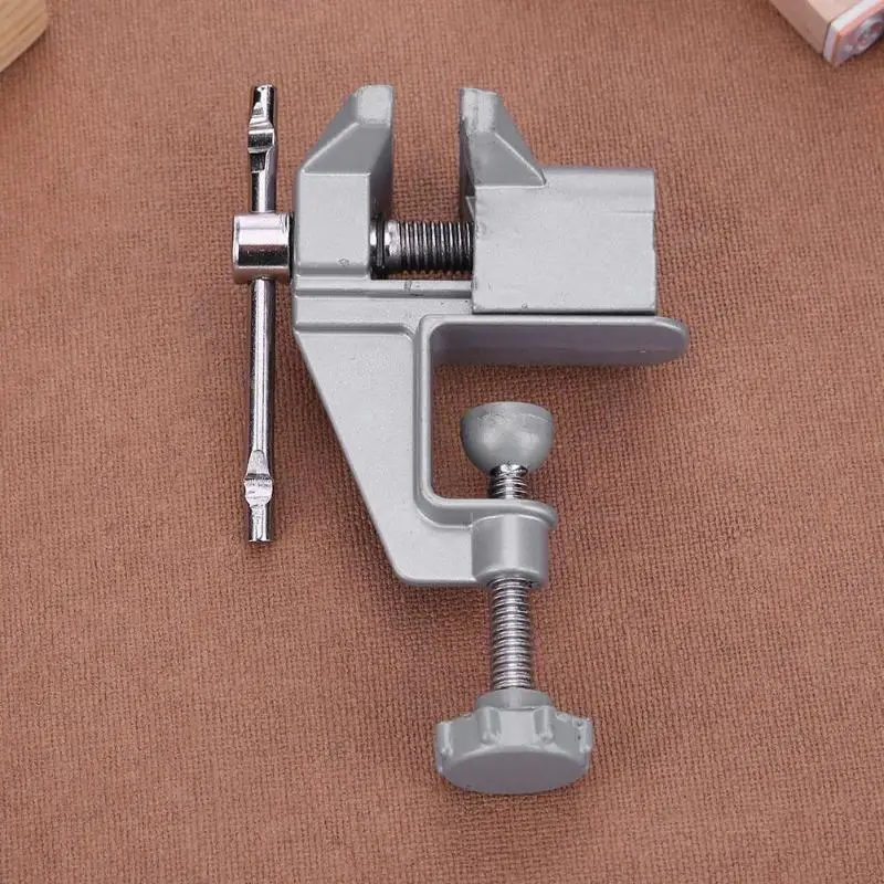 Тиски для мини скамья из алюминиевого сплава зажим винтов тиски DIY ювелирных