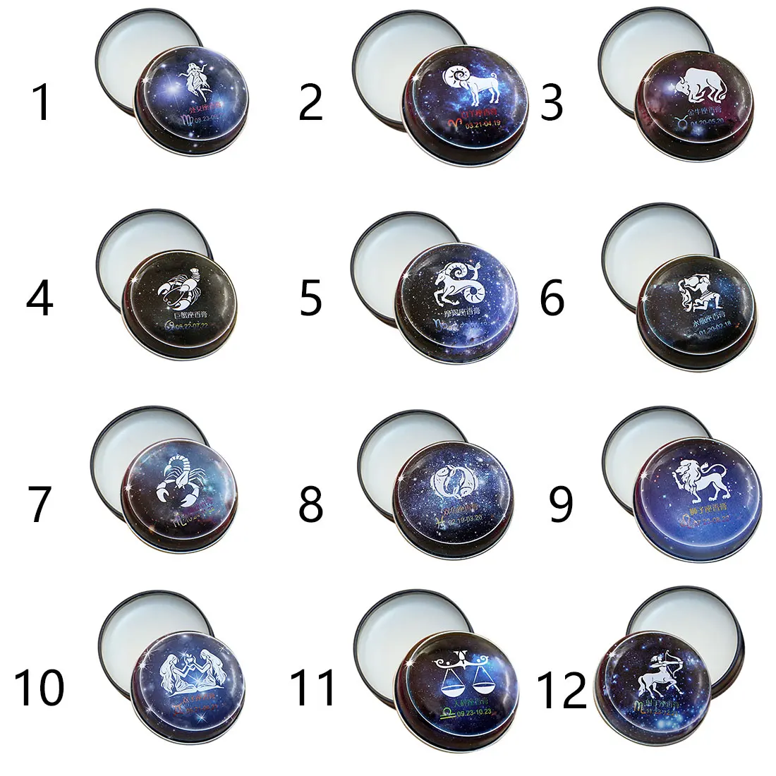 Парфюм для мужчин и женщин 12 шт. твердые ароматы фруктовый аромат созвездий