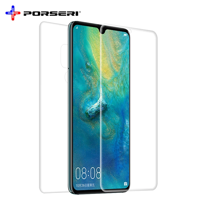PORSERI Гидрогелевая Передняя пленка для HUAWEI mate 20 20pro 20X полное покрытие Защитная