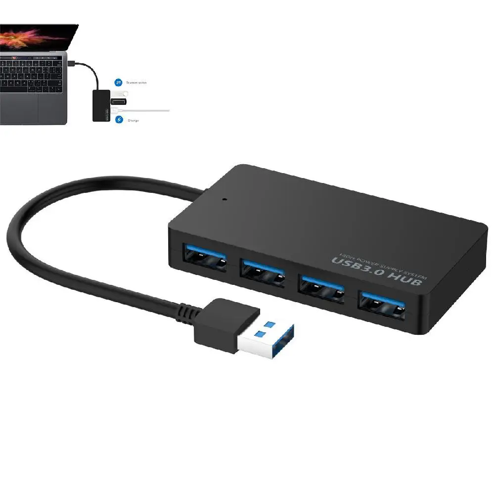 USB 3 0 концентратор разветвитель расширения ПК ноутбук кабель адаптер 5G Мбит/с для