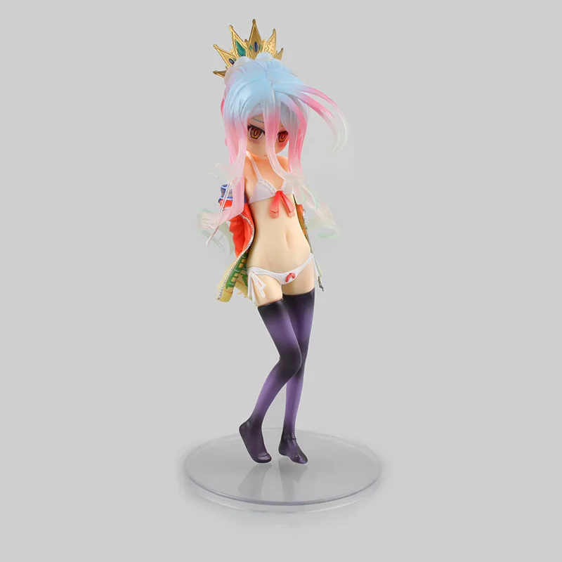 Yotsunoha Heroine No Game Life Shiro купальник аквамарин экшн фигурка игрушка из ПВХ нет игры
