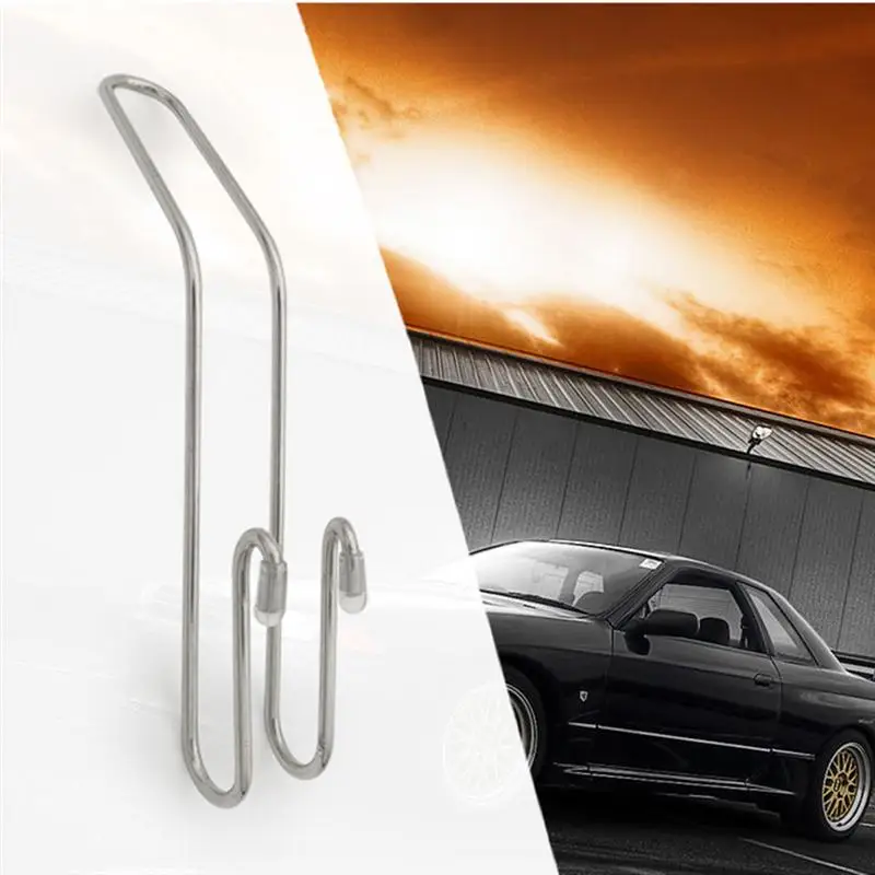 OUNONA 2pcs Multi-function Stainless Steel Metal Car Hooks Creative Chair Back Concealed Seat | Дом и сад