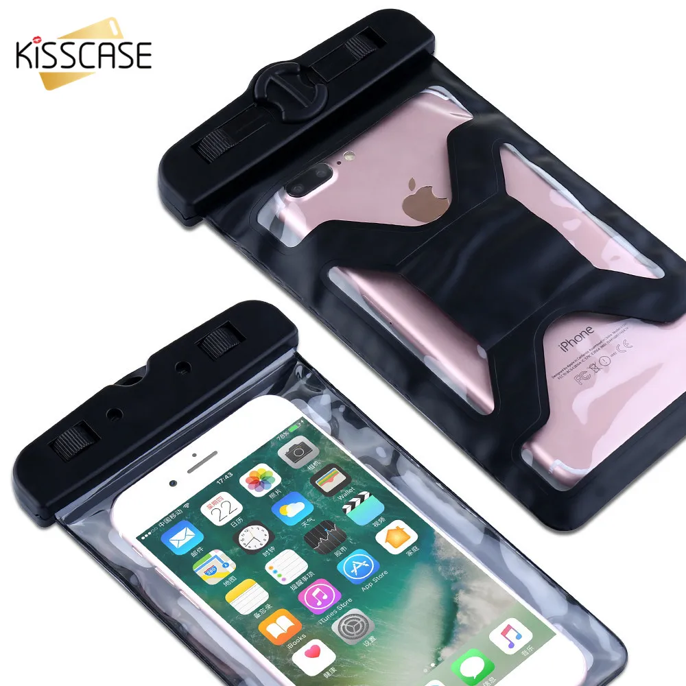 Универсальный Водонепроницаемый Чехол KISSCASE для iPhone X XS MAX XR 8 7 Plus чехол дайвинга и