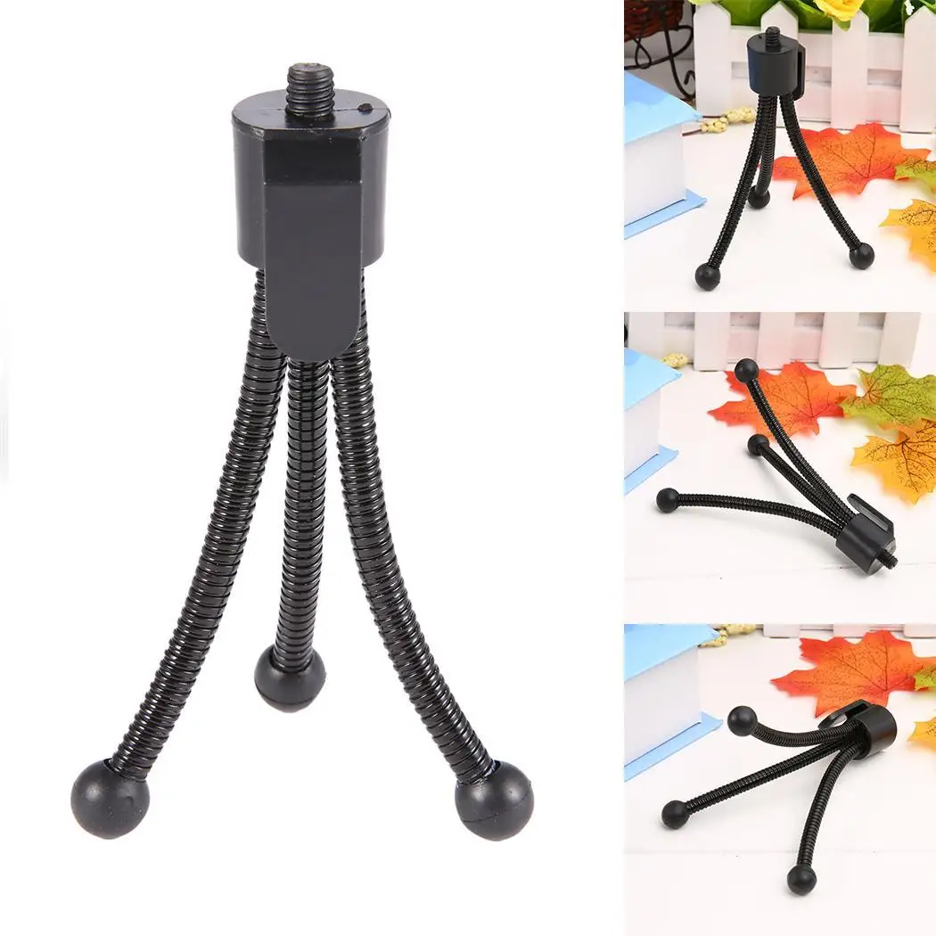 Мини Гибкий штатив для камеры Гора телефон GoPro черный аксессуары|Штативы| |
