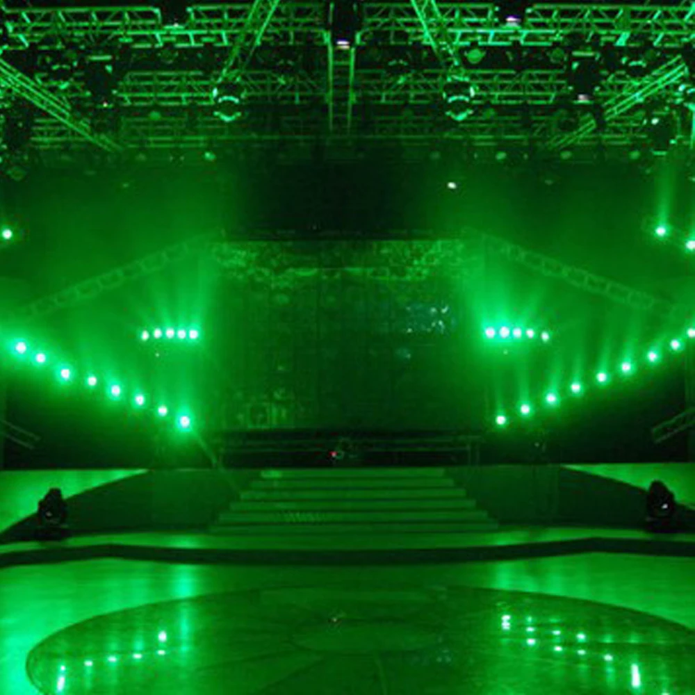 7LED RGBW 9/14 каналов DMX512 мини Вращающаяся головка движущаяся сценическая лампа с