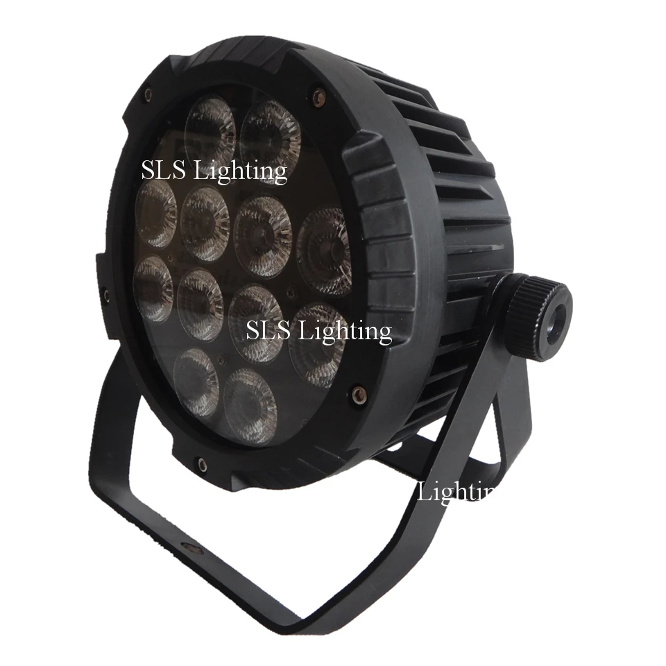 8 шт./лот тонкий плоский led par банок 12x15 RGBWA 5IN1 LED IP65 Водонепроницаемый открытый