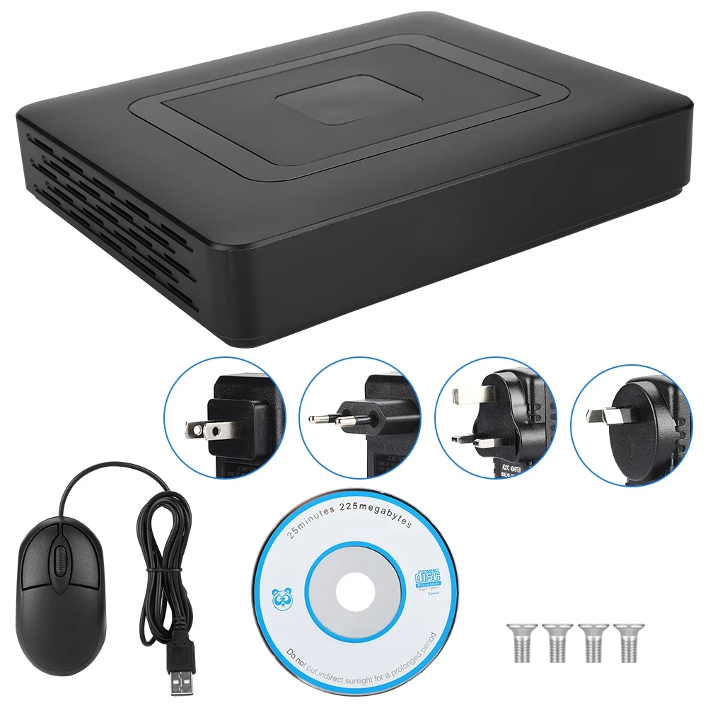 4 канальный 4CH безопасности CCTV AHD/CVI TVI/DVR/NVR 5 в 1 видео режиме реального времени