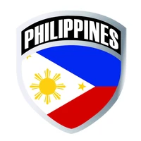 philippine flag shield sticker car motorcycle window decals personalized accessories decoration