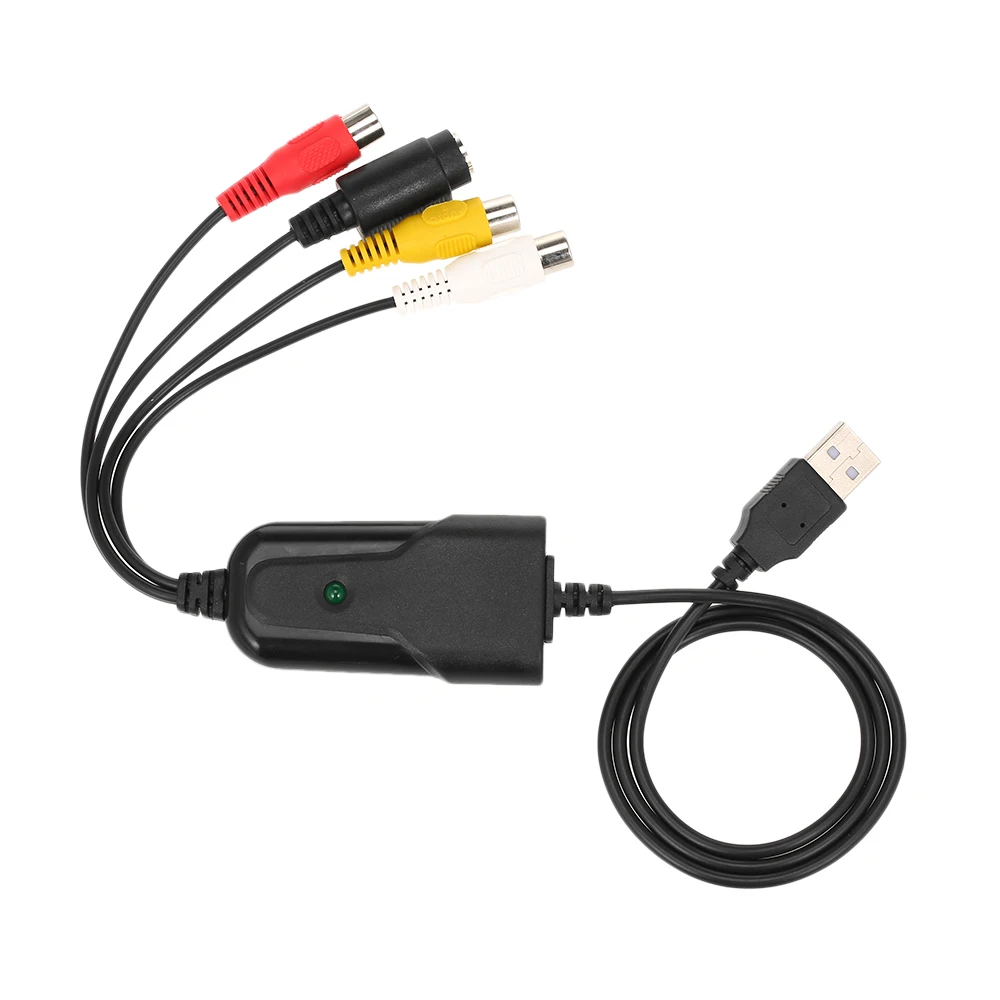 Новинка 2019 портативный Преобразователь USB 2 0 для видеозахвата записывающее