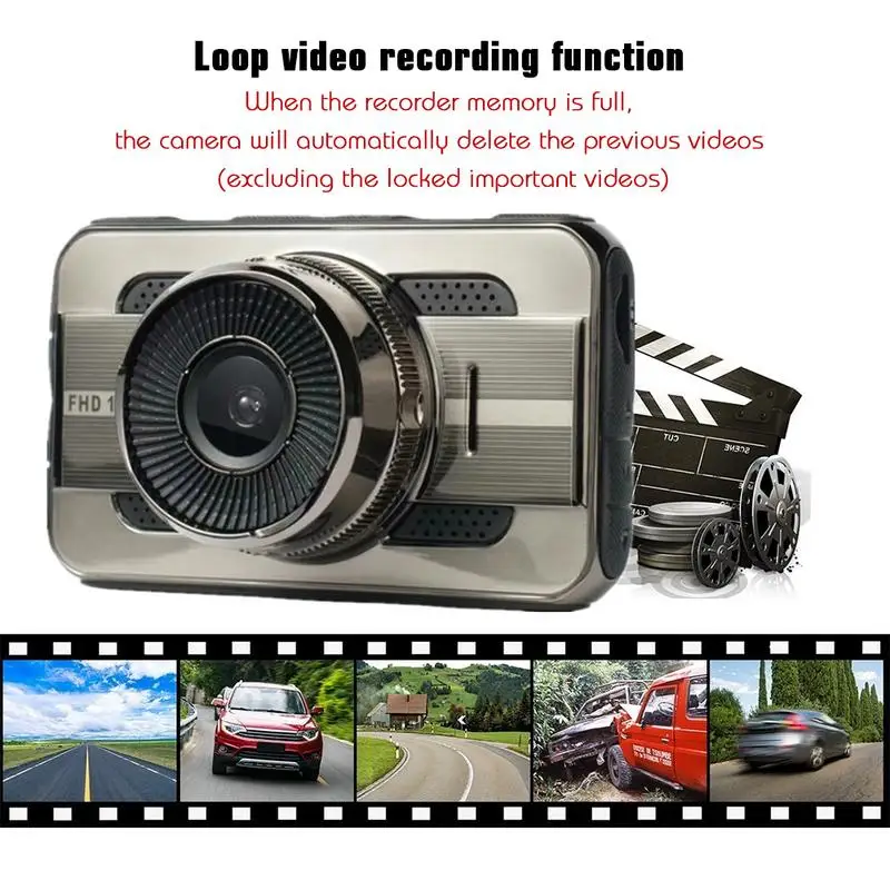 2 Din HD 1080 P G Датчик приборной панели камера вождение автомобиля рекордер данных