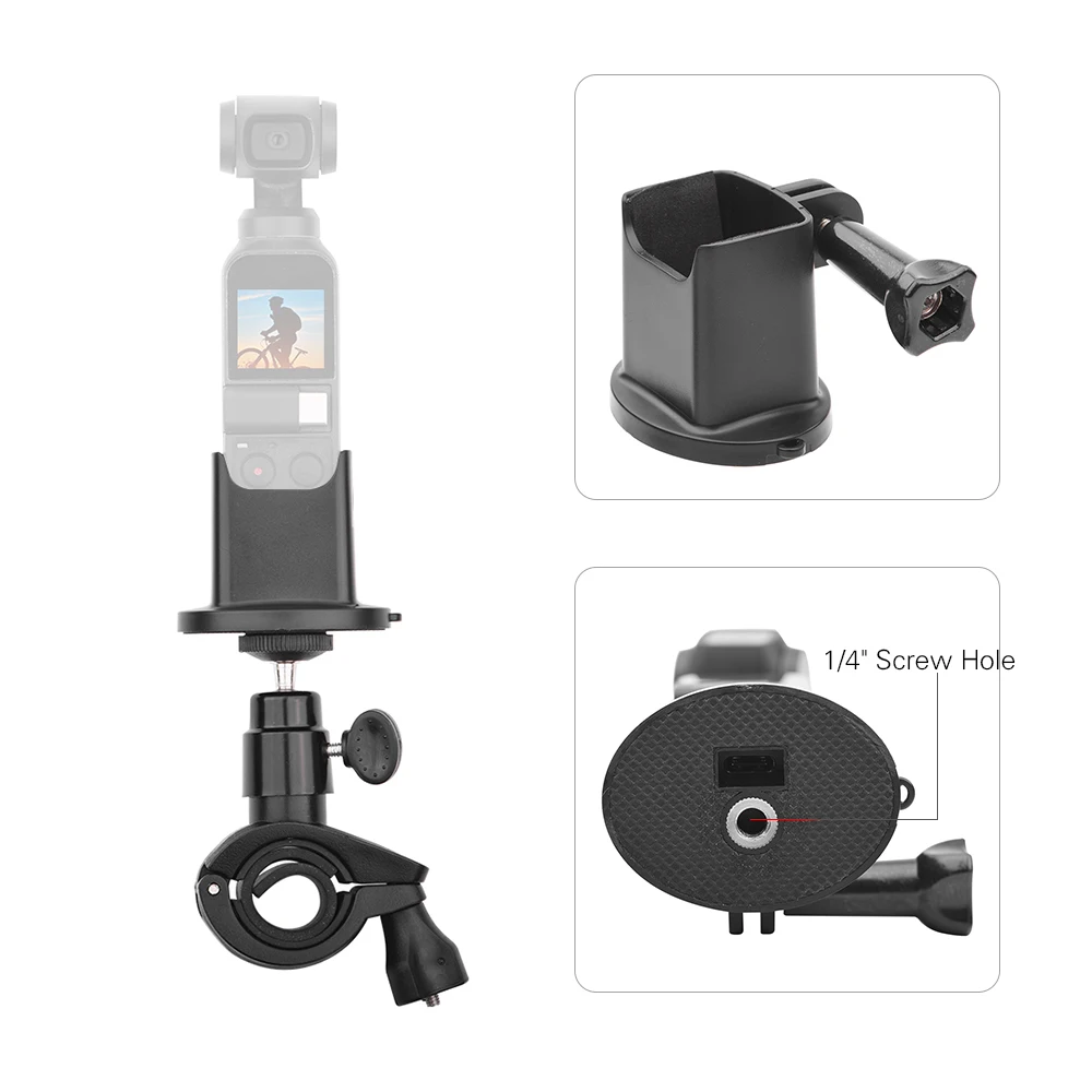 Крепление на руль Andoer с креплением для спортивной экшн камеры велосипед DJI OSMO