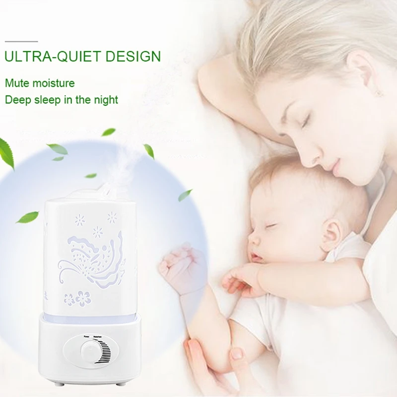 Ультразвуковой увлажнитель воздуха Eu Plug Fogger Led Oil Aroma Diffuser Mist Maker ароматерапия