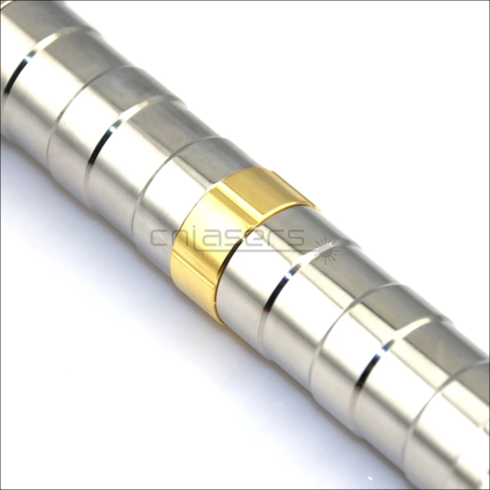 CNILasers BX9 Регулируемая фокусировка из нержавеющей стали 450nm Синяя лазерная указка