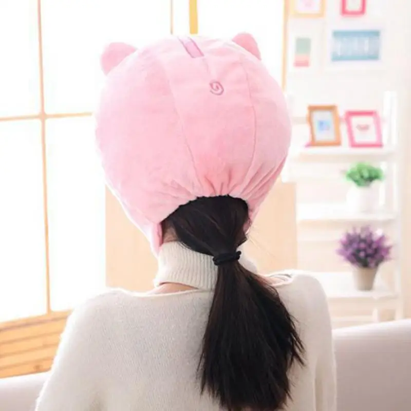 ISHINE Anime Movie Animal Pink Pig Hat Cosplay Props Accessories Plush Head Fancy Cap Fashion Cute Meng Hats | Аксессуары для