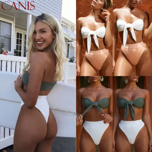 Комплект бикини из 2 предметов бюстгальтер купальник бандаж Женский бандажный