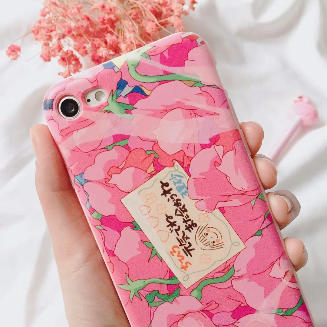 Cute Phone Cases for IPhone XS XR Max X 6 6S 7 8 Plus MAX Cartoon Spirited Away Soft IMD Back Cover Coque Shell |