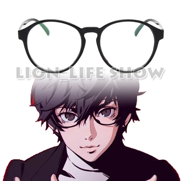 Очки черные круглые для косплея Persona 5 Joker Kurusu Akatsuki|accessories accessories|accessories cosplayaccessories