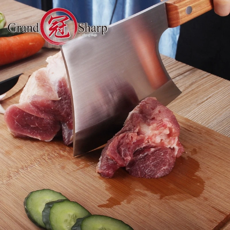 Grandsharp Кливер нож из нержавеющей стали топор китайская кухня шеф повара