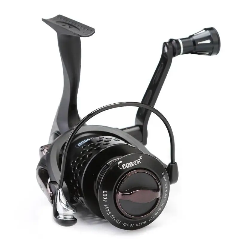 SA11 Spinning Fishing Spool Reel Coil Boat Rock Wheel Accessories main body plastic + wire cup metal Black Color | Спорт и
