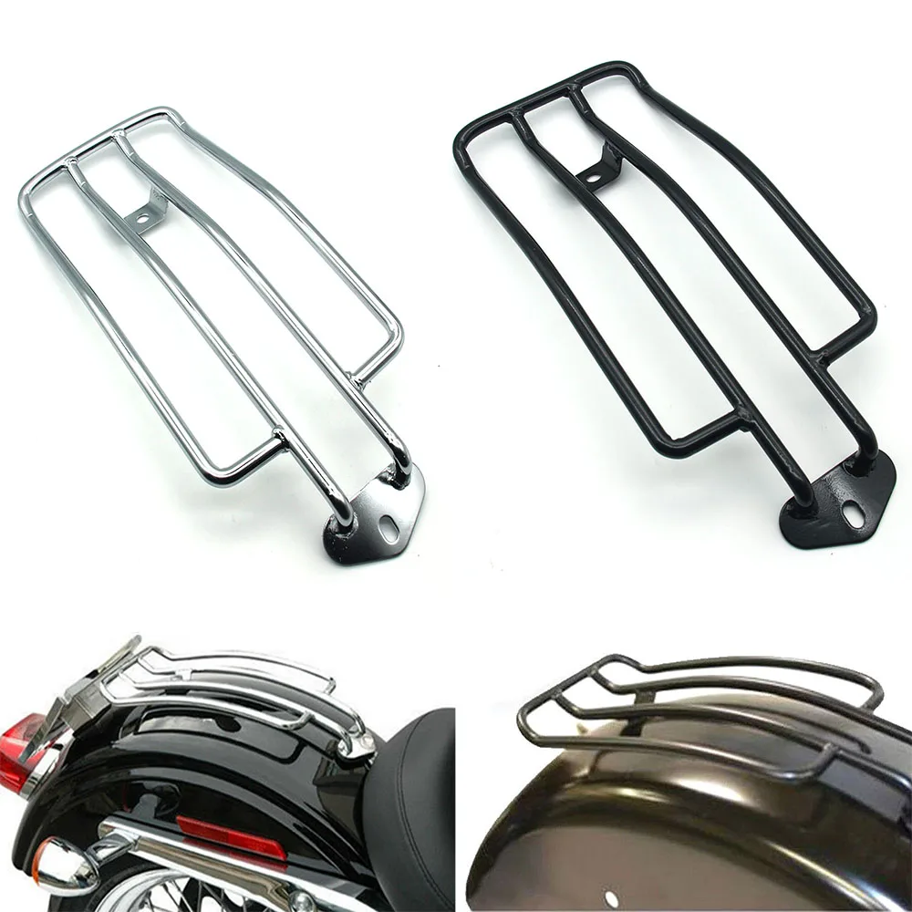 Мотоциклетные задние сиденья Solo подходит багажная полка для Harley XL Sportsters 883 XL1200 1985