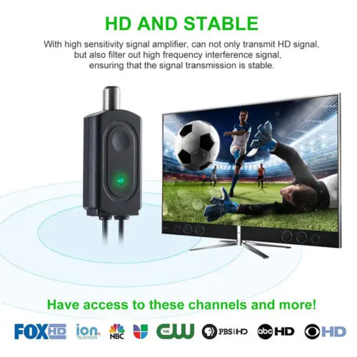 Antenna TV Digital HD Skywire 4K 200 Mile Range Antena Indoor HDTV 1080p Hot | Электроника