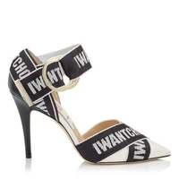 moraima snc mixed color alphabet decor heels fashion woman shoes new summer high heel 10cm pointed toe stilettos pumps sandals